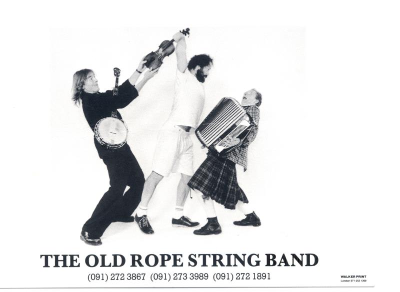 Flier for the Old Rope String Band - No date